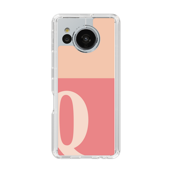 Slim Protection Case［ Original - initial two tone - Q pink ］