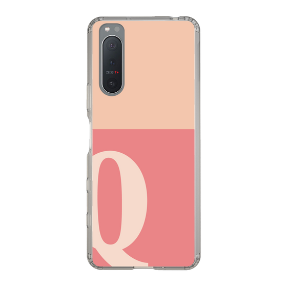 Slim Protection Case［ Original - initial two tone - Q pink ］