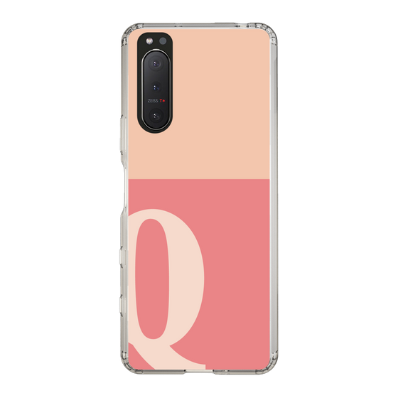 Slim Protection Case［ Original - initial two tone - Q pink ］