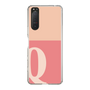 Slim Protection Case［ Original - initial two tone - Q pink ］