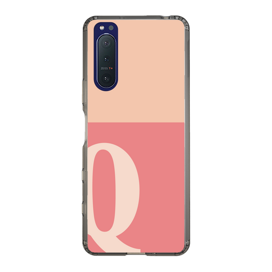 Slim Protection Case［ Original - initial two tone - Q pink ］