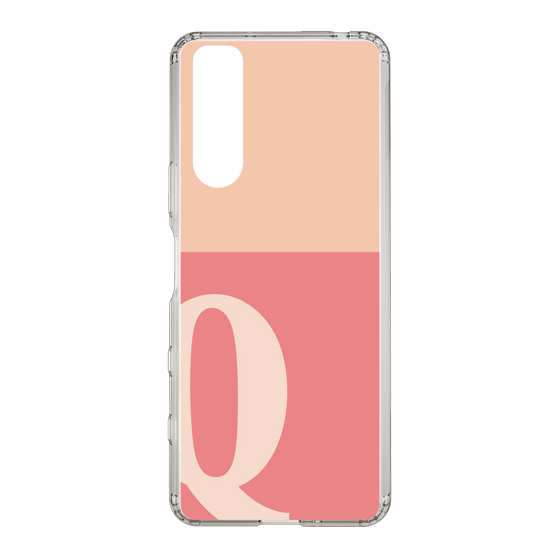 Slim Protection Case［ Original - initial two tone - Q pink ］