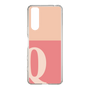 Slim Protection Case［ Original - initial two tone - Q pink ］