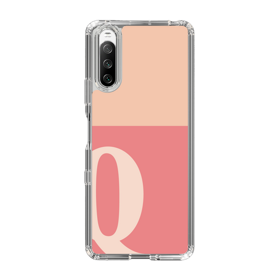 Slim Protection Case［ Original - initial two tone - Q pink ］