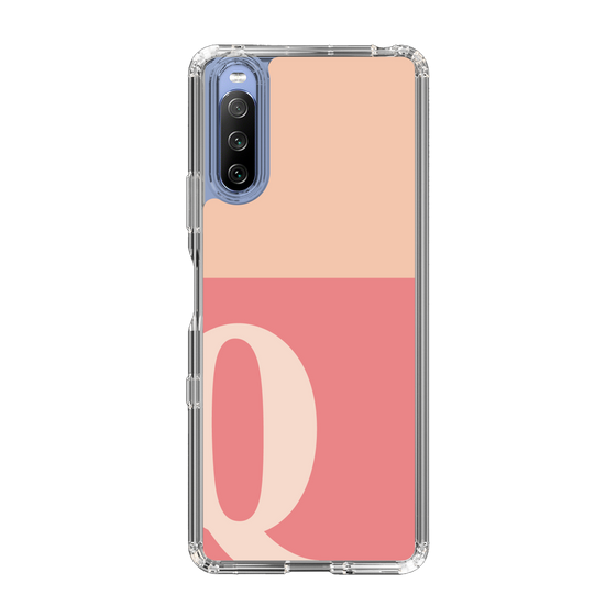 Slim Protection Case［ Original - initial two tone - Q pink ］
