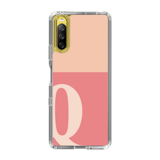 Slim Protection Case［ Original - initial two tone - Q pink ］