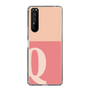 Slim Protection Case［ Original - initial two tone - Q pink ］
