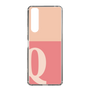 Slim Protection Case［ Original - initial two tone - Q pink ］