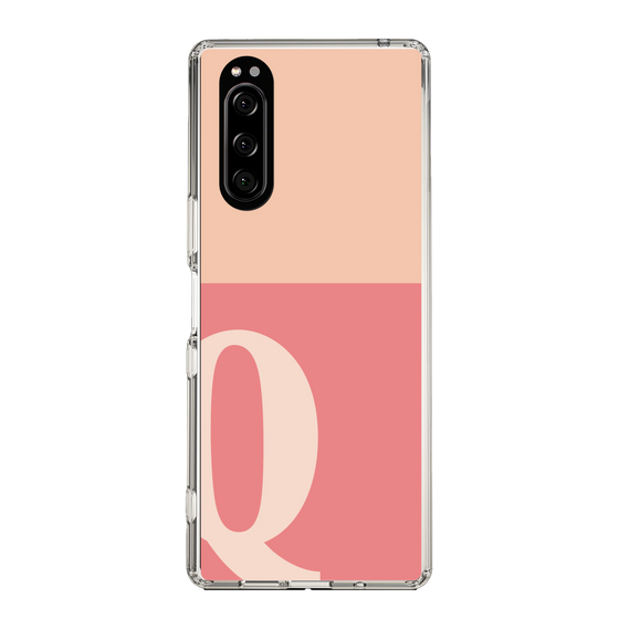 Slim Protection Case［ Original - initial two tone - Q pink ］