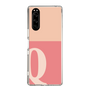 Slim Protection Case［ Original - initial two tone - Q pink ］