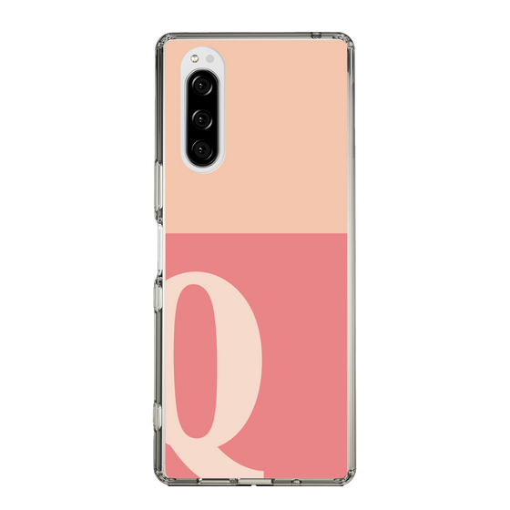 Slim Protection Case［ Original - initial two tone - Q pink ］