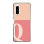 Slim Protection Case［ Original - initial two tone - Q pink ］