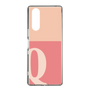Slim Protection Case［ Original - initial two tone - Q pink ］