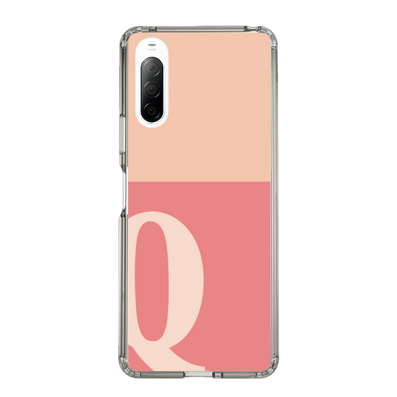 Slim Protection Case［ Original - initial two tone - Q pink ］