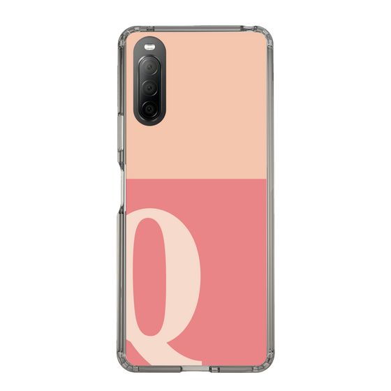 Slim Protection Case［ Original - initial two tone - Q pink ］