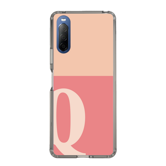 Slim Protection Case［ Original - initial two tone - Q pink ］
