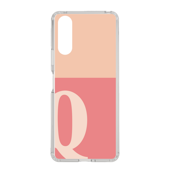Slim Protection Case［ Original - initial two tone - Q pink ］