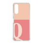 Slim Protection Case［ Original - initial two tone - Q pink ］