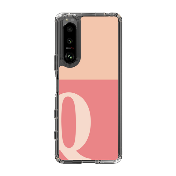 Slim Protection Case［ Original - initial two tone - Q pink ］