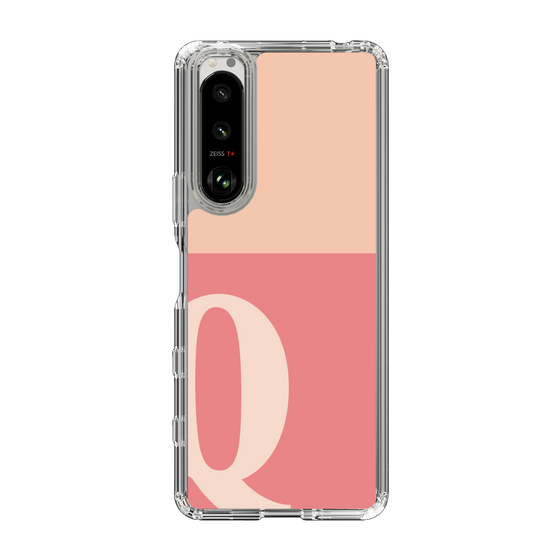 Slim Protection Case［ Original - initial two tone - Q pink ］