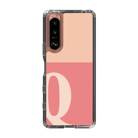 Slim Protection Case［ Original - initial two tone - Q pink ］