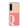 Slim Protection Case［ Original - initial two tone - Q pink ］