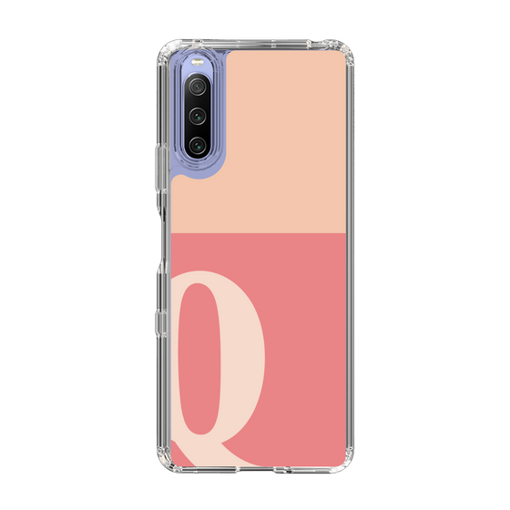 Slim Protection Case［ Original - initial two tone - Q pink ］