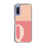 Slim Protection Case［ Original - initial two tone - Q pink ］