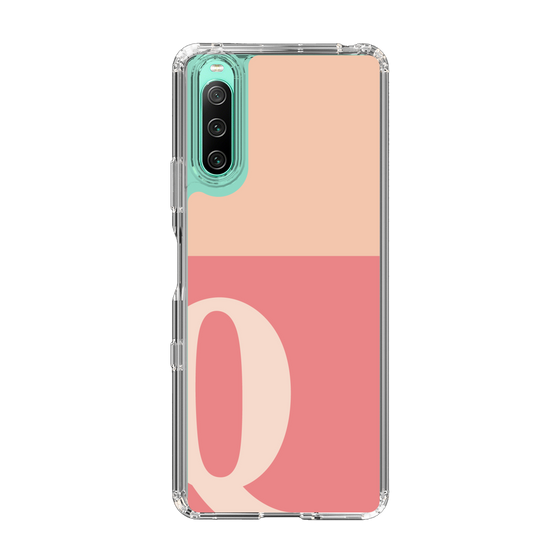 Slim Protection Case［ Original - initial two tone - Q pink ］