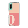 Slim Protection Case［ Original - initial two tone - Q pink ］