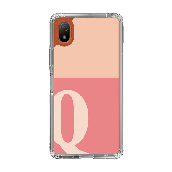 Slim Protection Case［ Original - initial two tone - Q pink ］