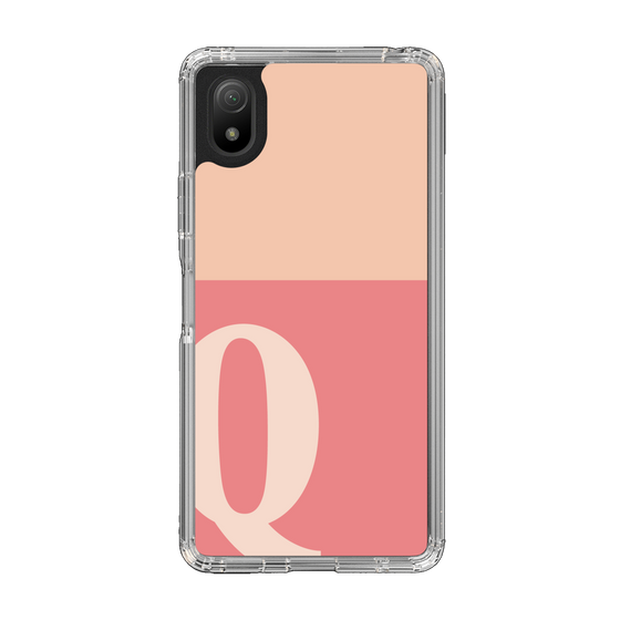 Slim Protection Case［ Original - initial two tone - Q pink ］