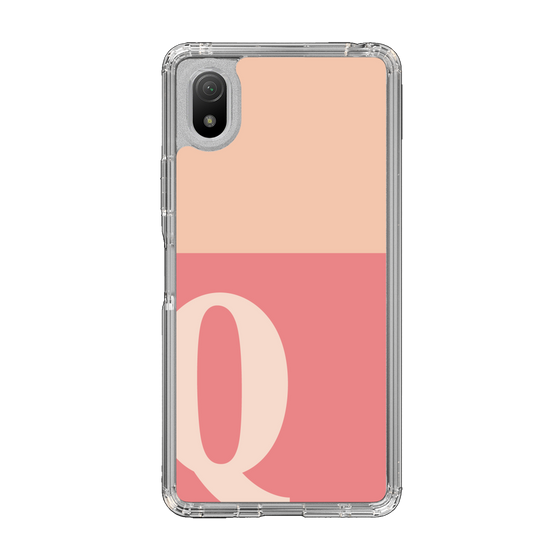 Slim Protection Case［ Original - initial two tone - Q pink ］