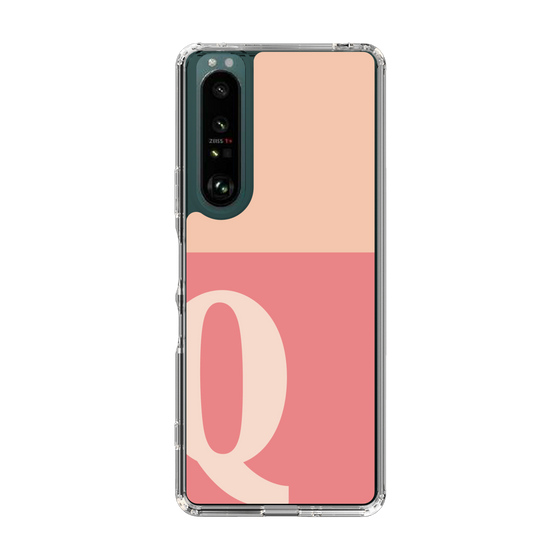 Slim Protection Case［ Original - initial two tone - Q pink ］