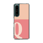 Slim Protection Case［ Original - initial two tone - Q pink ］
