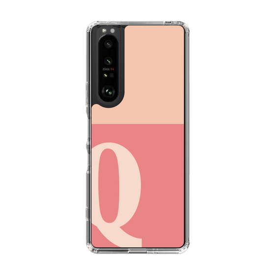Slim Protection Case［ Original - initial two tone - Q pink ］