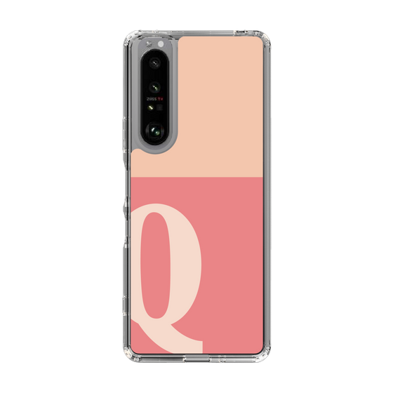 Slim Protection Case［ Original - initial two tone - Q pink ］