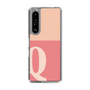 Slim Protection Case［ Original - initial two tone - Q pink ］