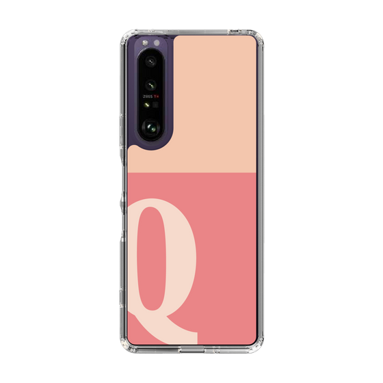 Slim Protection Case［ Original - initial two tone - Q pink ］