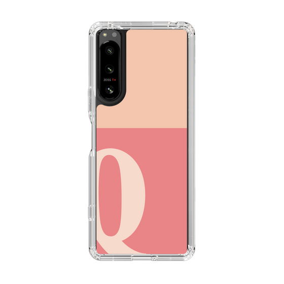 Slim Protection Case［ Original - initial two tone - Q pink ］