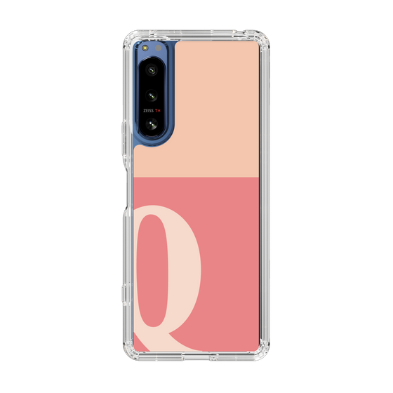 Slim Protection Case［ Original - initial two tone - Q pink ］