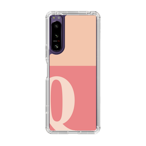 Slim Protection Case［ Original - initial two tone - Q pink ］