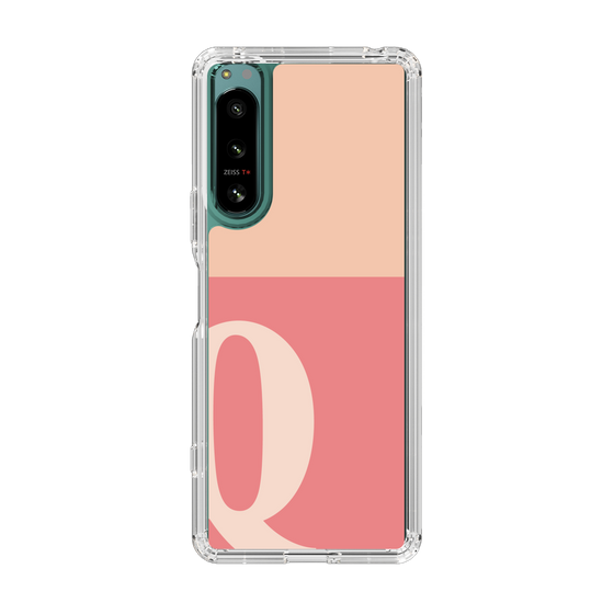 Slim Protection Case［ Original - initial two tone - Q pink ］