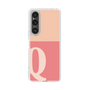 Slim Protection Case［ Original - initial two tone - Q pink ］