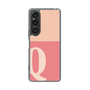 Slim Protection Case［ Original - initial two tone - Q pink ］