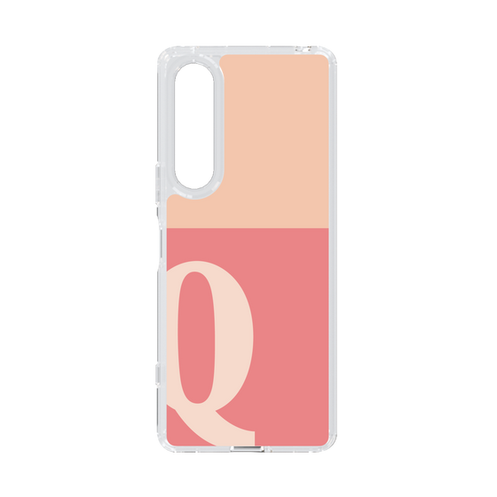 Slim Protection Case［ Original - initial two tone - Q pink ］