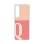 Slim Protection Case［ Original - initial two tone - Q pink ］
