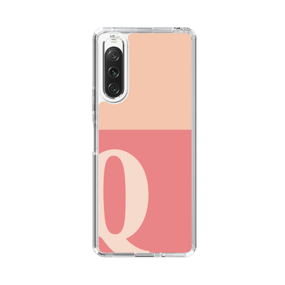 Slim Protection Case［ Original - initial two tone - Q pink ］