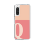Slim Protection Case［ Original - initial two tone - Q pink ］