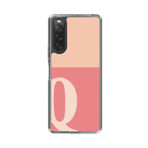 Slim Protection Case［ Original - initial two tone - Q pink ］